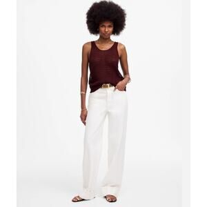 NWT Madewell Linen Sweater Tank Size Medium Retail $88